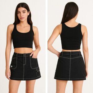 Vintage Y2K Roxy Cargo Mini Skirt